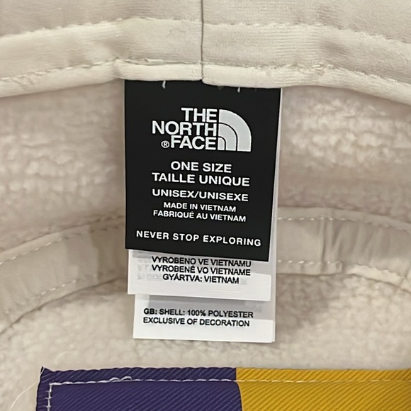 The North Fleece Sherpa Fleece Bucket Hat Vintage White new Adult One Size - Picture 7 of 9